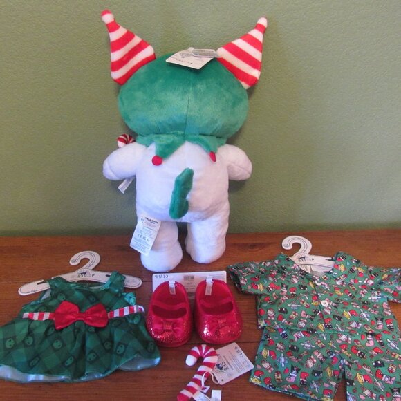 NWT Build a Bear Hello Kitty Sanrio Kuromi Christmas Lot Clothes Dress Shoes PJs - Picture 15 of 15